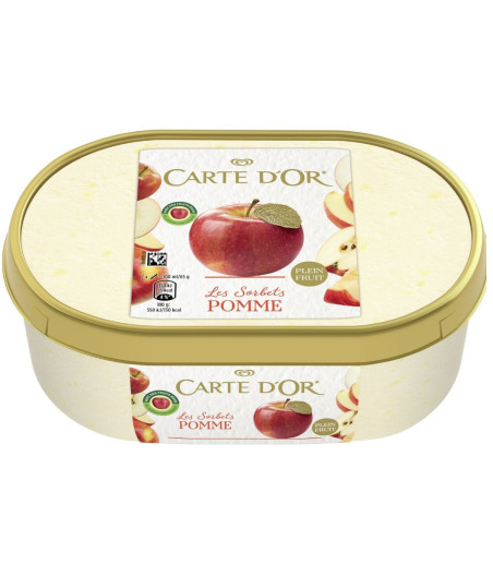 SORBET POMME 900ML 585 G