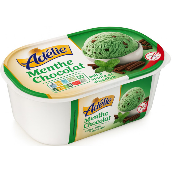 GLACE MENTHE CHOCOLAT ADELIE 1L