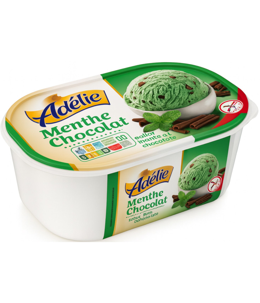 GLACE MENTHE CHOCOLAT ADELIE 1L
