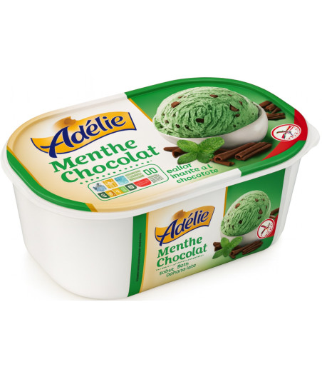 GLACE MENTHE CHOCOLAT ADELIE 1L