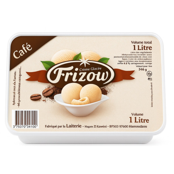 CREME GLACE FRIZOU CAFE 1L
