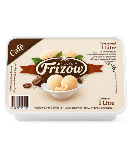 CREME GLACE FRIZOU CAFE 1L