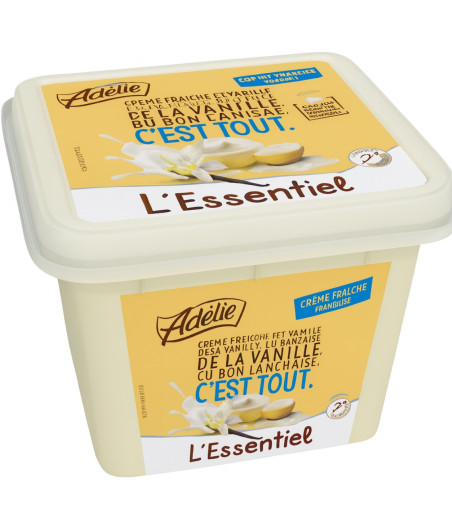 L'ESSENTIEL CREME GLACEE VANILLE ADELIE 1L