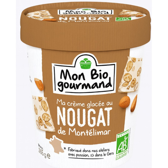 GLACE AU NOUGAT DE MONTELIMAR MON BIO GOURMAND 280G