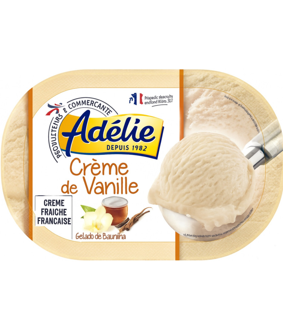 CREME  GLACE DE VANILLE ADELIE 501G
