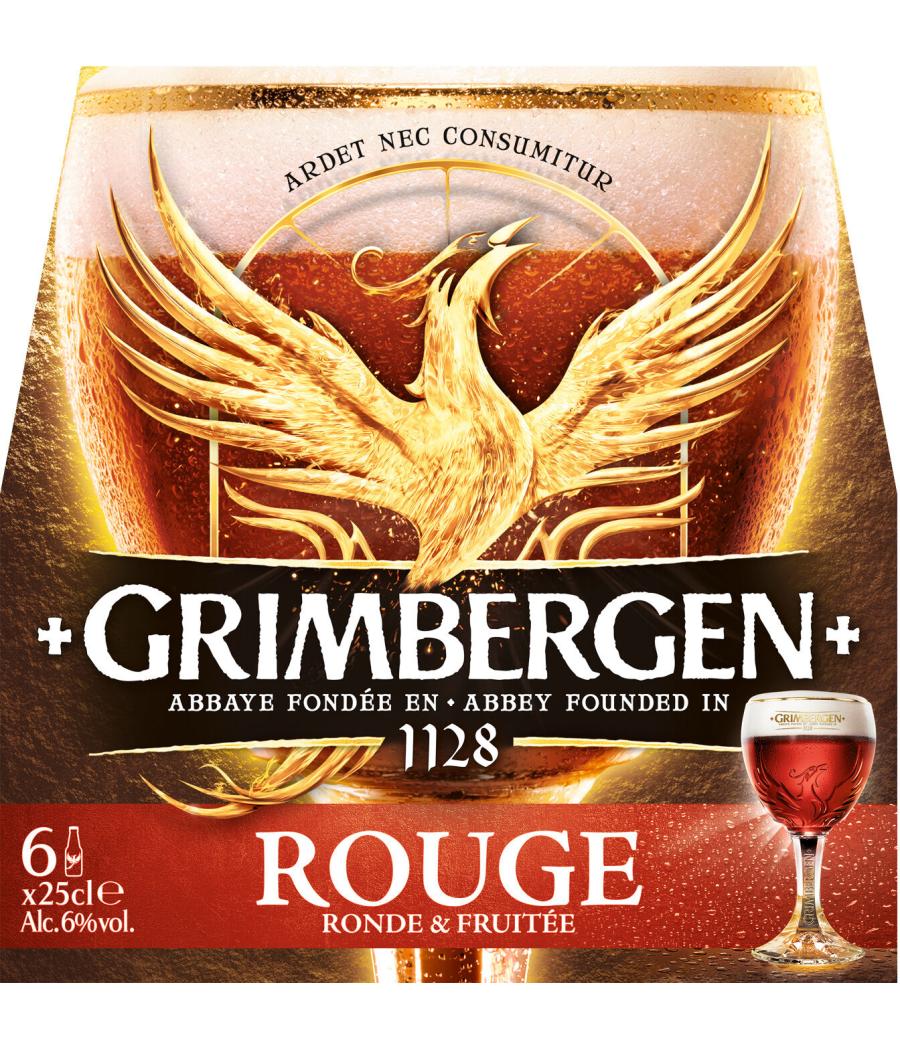 BIERE ROUGE GRIMBERGEN 6X25CL
