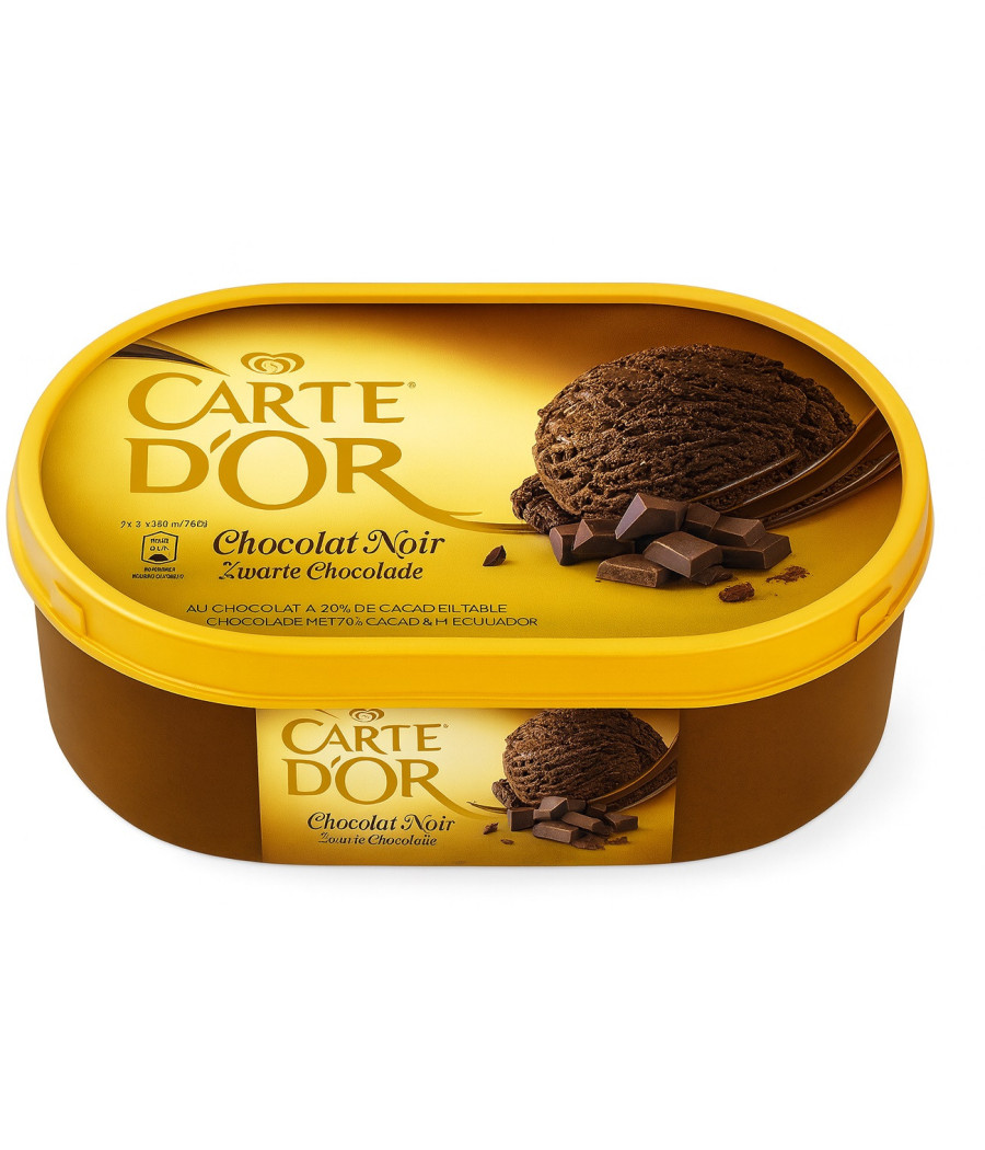 GLACE CARTE D'OR CHOCOLAT NOIR  1.4L
