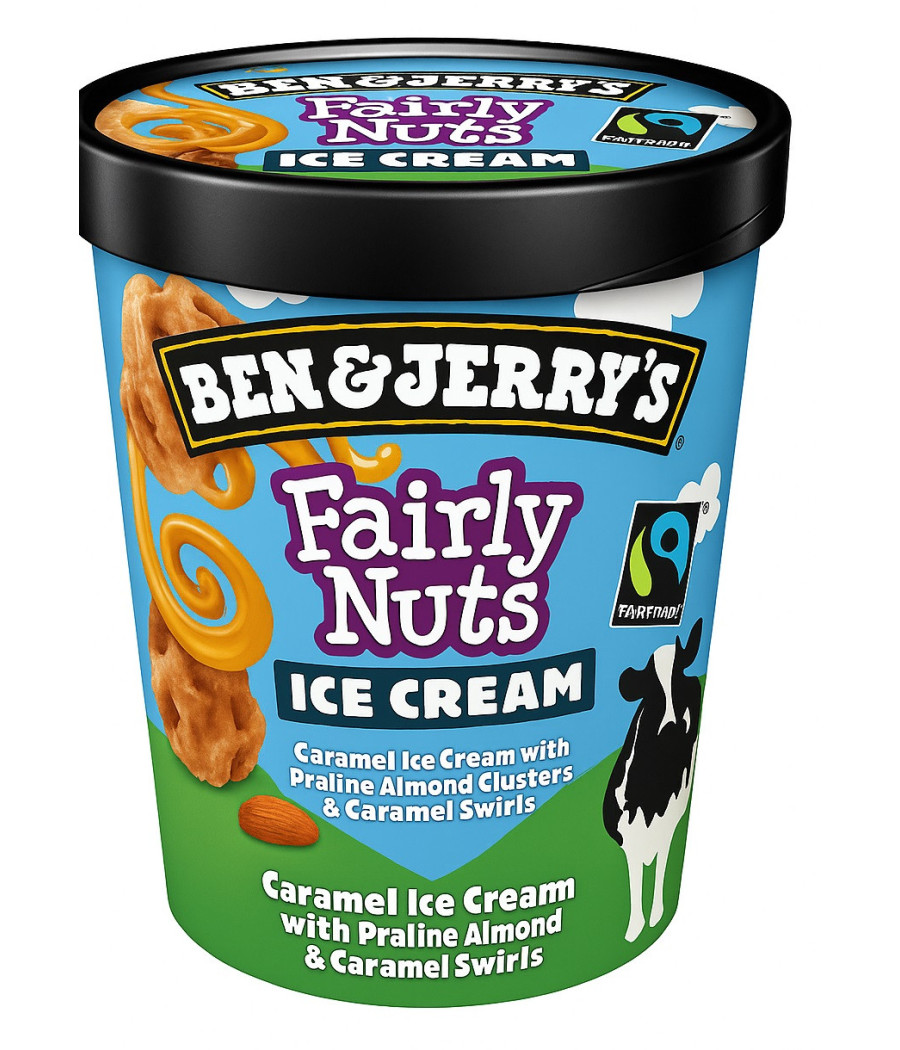 CREME GLACE  Ben & Jerry's FAIRLY NUTS 500L