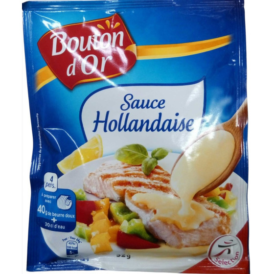 SAUCE HOLLANDAISE BOUTON D'OR 32G