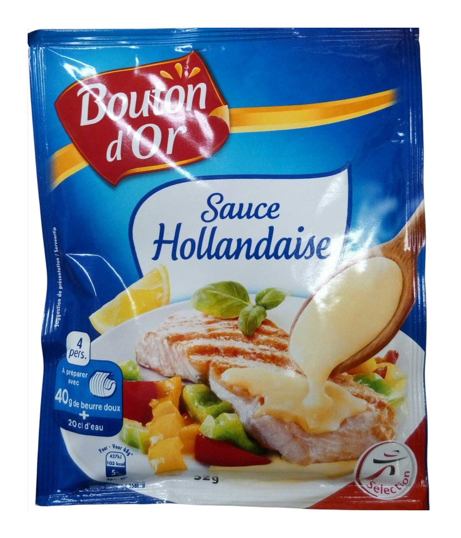 SAUCE HOLLANDAISE BOUTON D'OR 32G