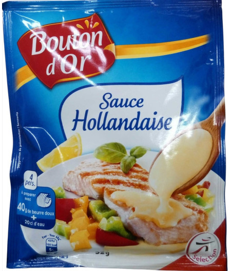 SAUCE HOLLANDAISE BOUTON D'OR 32G