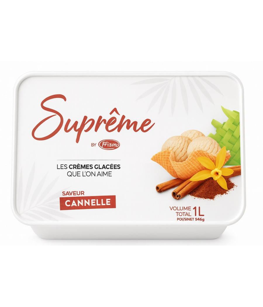 CREME GLACE SUPREME SAVEUR CANELLE  560G