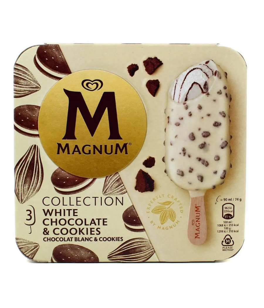 CHOCOLAT BLANC & COOKIES 222 G