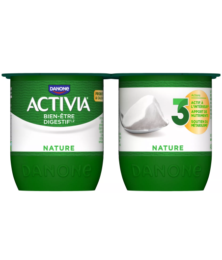 YAOURTS DANONE ACTIVIA NATURE 4X125G