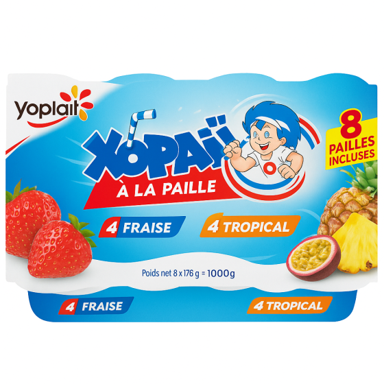YAOURT A BOIRE YOPAI DE YOPLAIT 8X125G