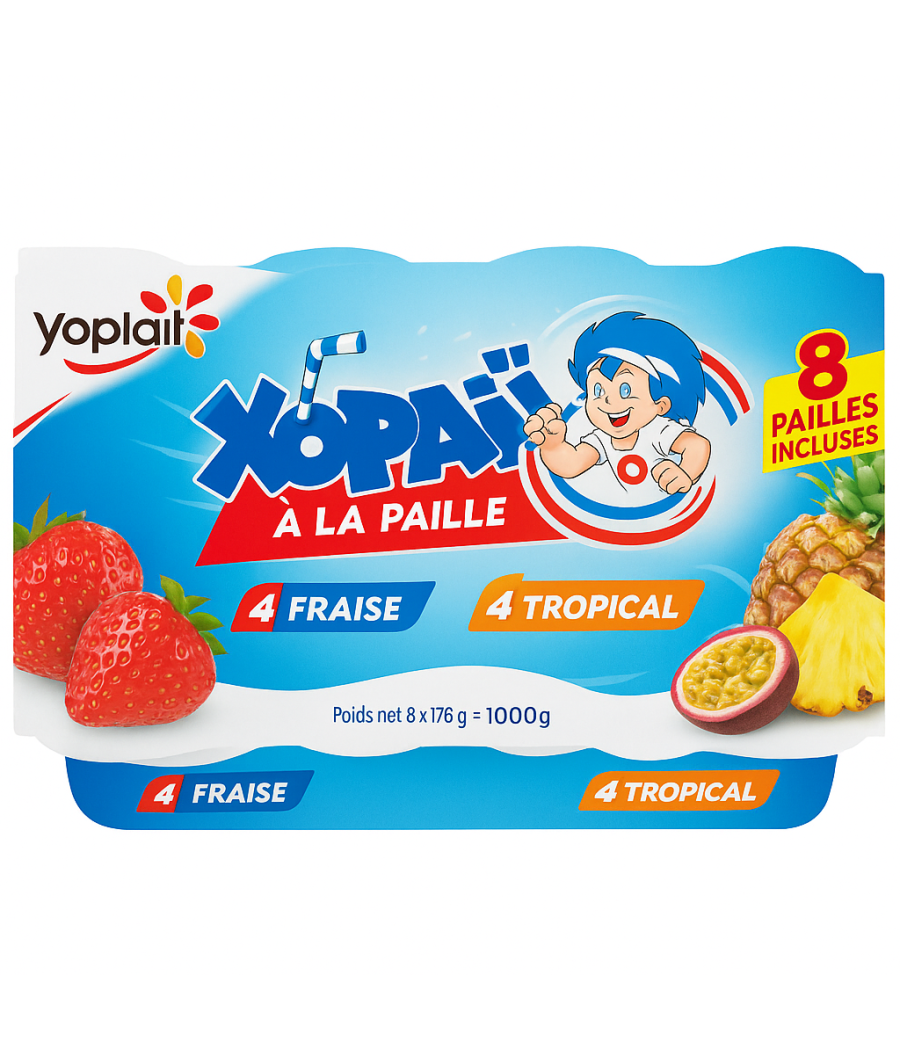 YAOURT A BOIRE YOPAI DE YOPLAIT 8X125G