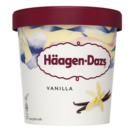 Crème glacée vanilla HAAGEN DAZS 400G