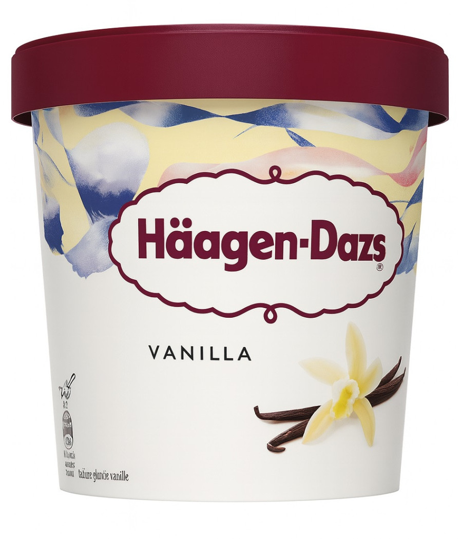Crème glacée vanilla HAAGEN DAZS 400G