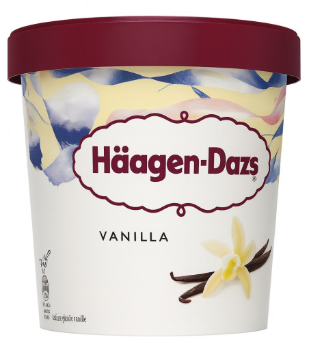 Crème glacée vanilla HAAGEN DAZS 400G