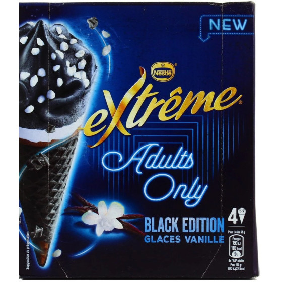 ADULTS ONLY BLACK EDITION 4 CONES DE 276G