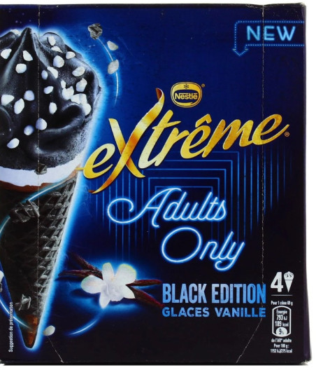 ADULTS ONLY BLACK EDITION 4 CONES DE 276G
