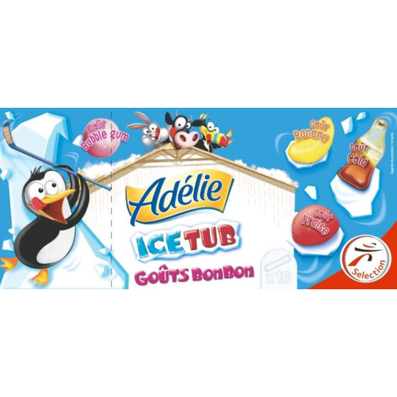 SORBET ICE TUB GOUTS BONBON ADELIE X20 800G