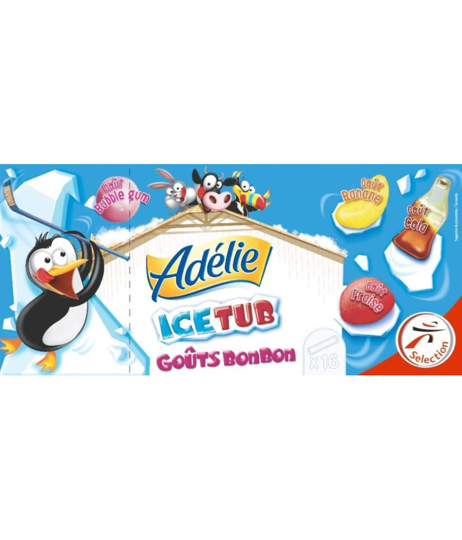 ICE TUB GOUTS BOISSONS - GOUT COLA - TROPICAL- POMME FRAISE - CITRON ORANGE (GE) X20 - 40ML - P\...