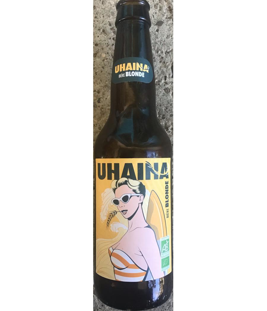 BIERE BLONDE UHAINA 33 CL