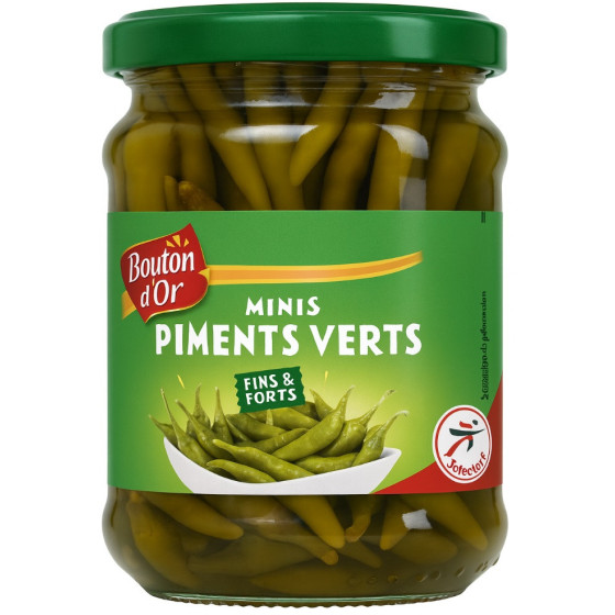 MINI PIMENTS VERTS BOUTON D'OR 270G