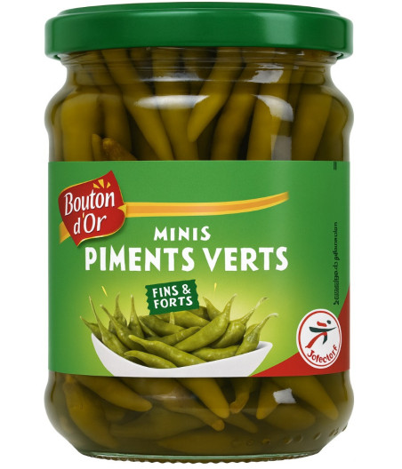 MINI PIMENTS VERTS BOUTON D'OR 270G