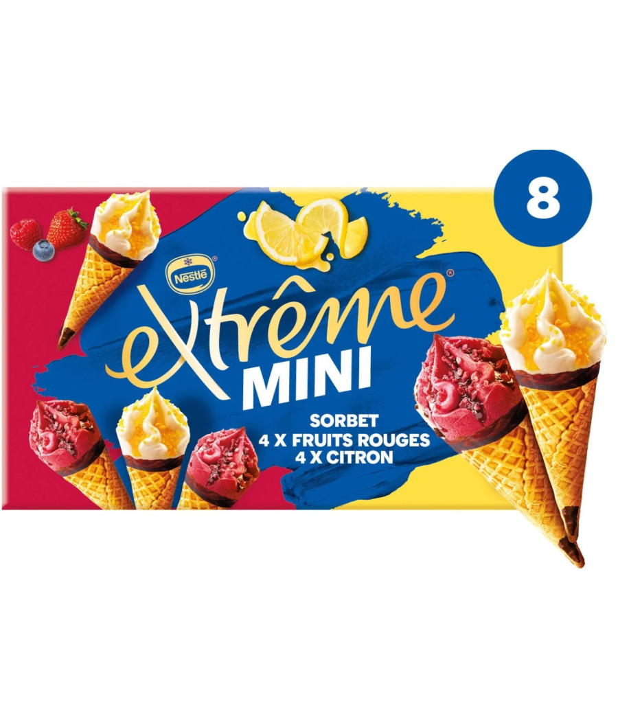 EXTREME MINI CITRON/FRUITS ROUGES 312 G