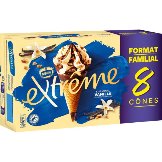 GLACE VANILLE EXTREME NESTLE X8 568G