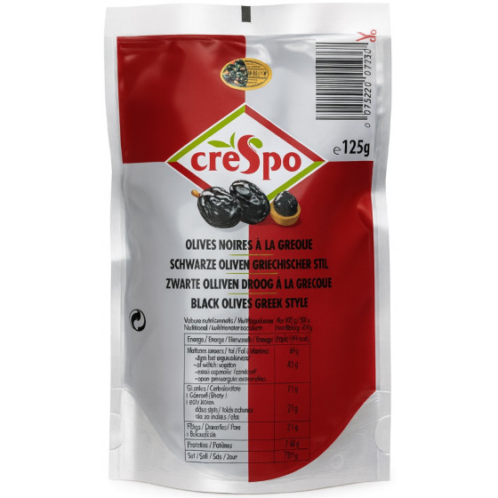 OLIVES NOIRES A LA GRECQUE CRESPO 125G