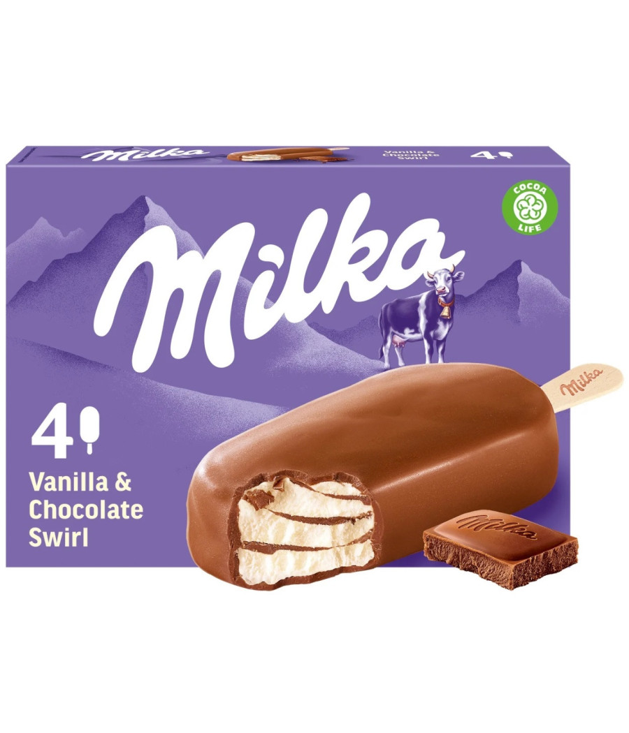 GLACE VANILLE ET CHOCOLAT MILKA 260G