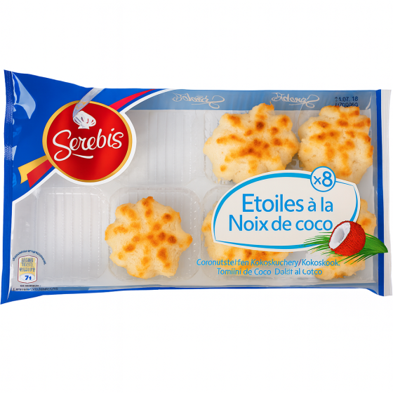 ETOILES A LA NOIX DE COCO SEREBIS 300G