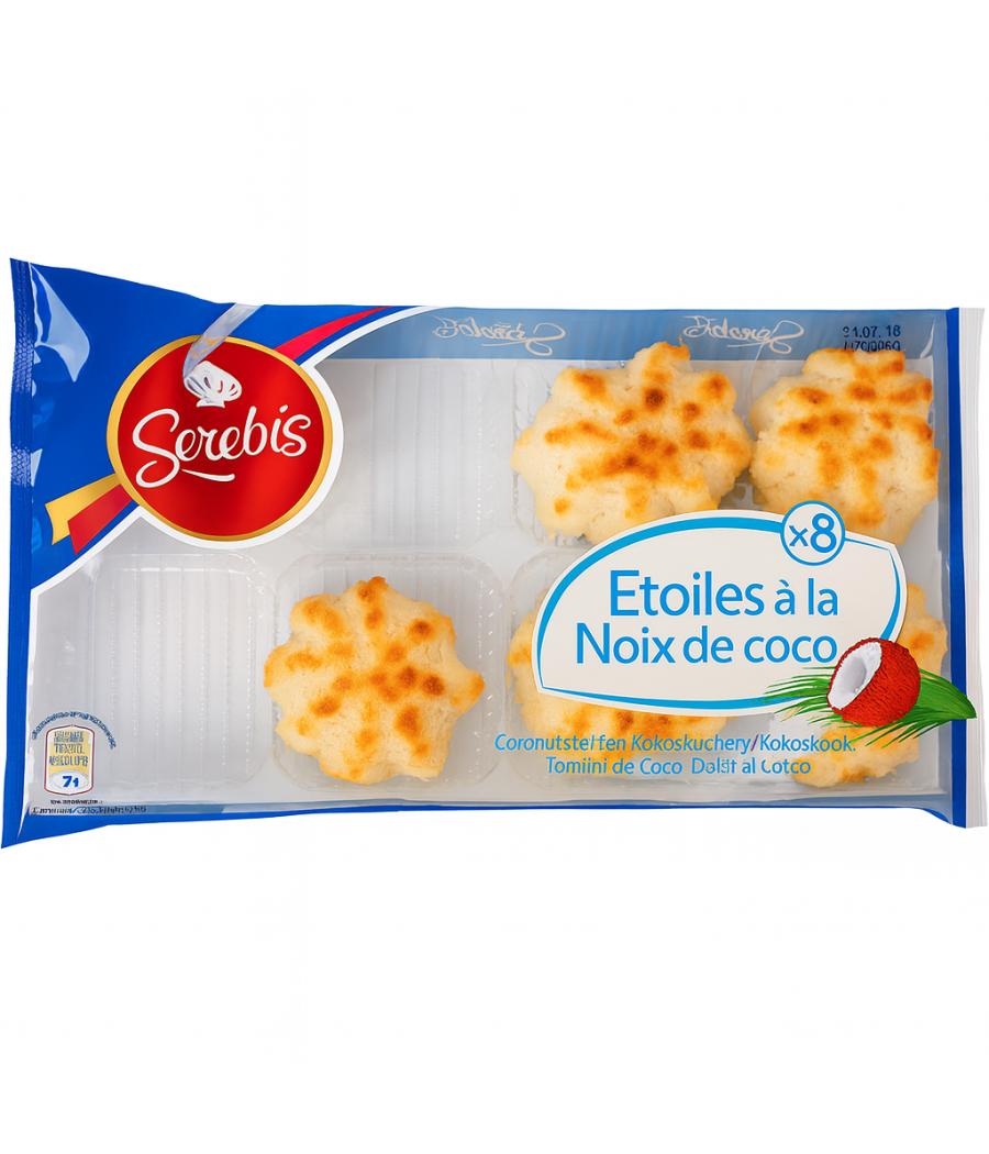 ETOILES A LA NOIX DE COCO SEREBIS 300G