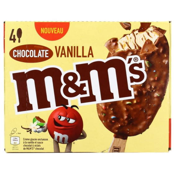 CHOCOLATE VANILLA - CREME GLACEE ONCTUEUX 244 G