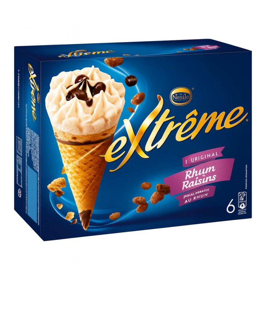 GLACE RHUM RAISIN EXTREME NESTLE X6 426G