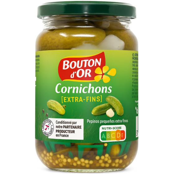 CORNICHONS FINS BOUTON D'OR 360G
