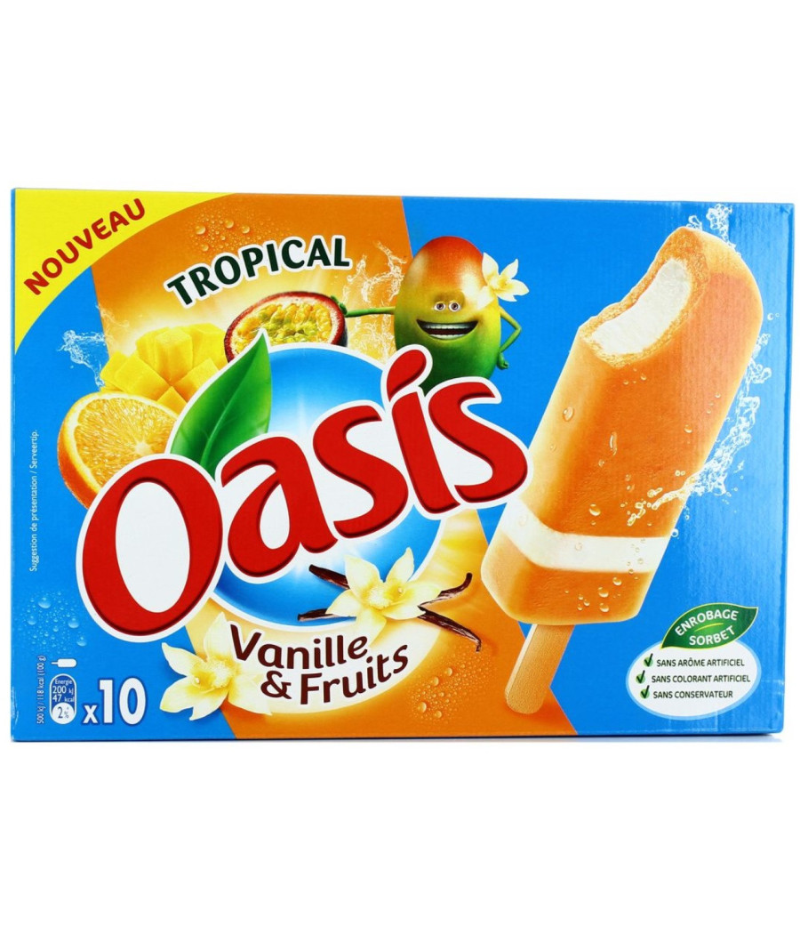 OASIS BAT VANIL TROP X10