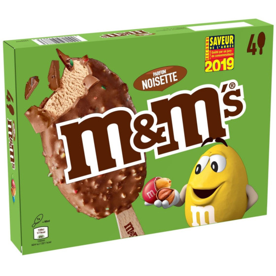GLACES M&M\'S 4 X 60 G