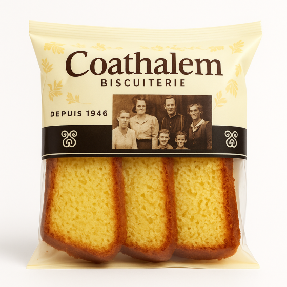 CAKE TRANCHEE PUR BEURRE  COATHALEM