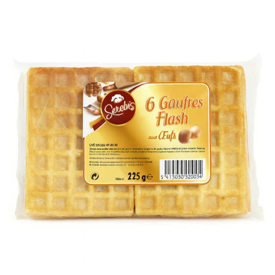 GAUFRES FLASH POUDREES  SEREBIS 225G