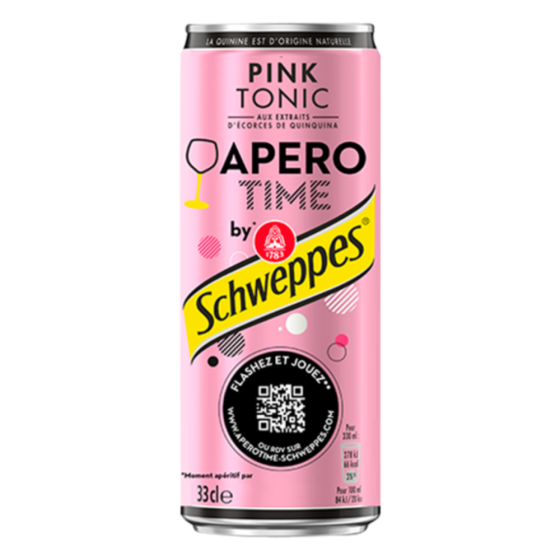 SCHWEPPES PINK TONIC 33CL