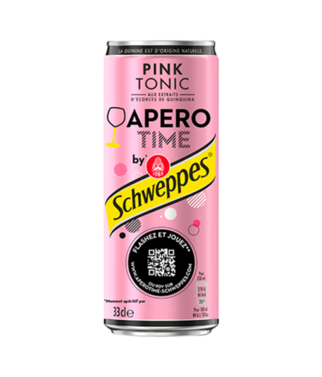SCHWEPPES PINK TONIC 33CL