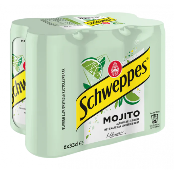 SCHWEPPES VIRGIN MOJITO 6X33CL