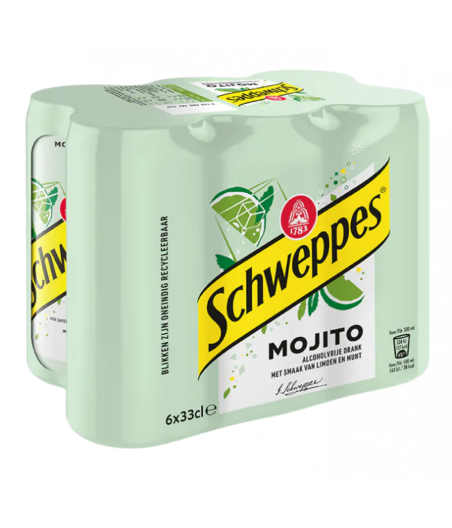 SCHWEPPES VIRGIN MOJITO 6X33CL