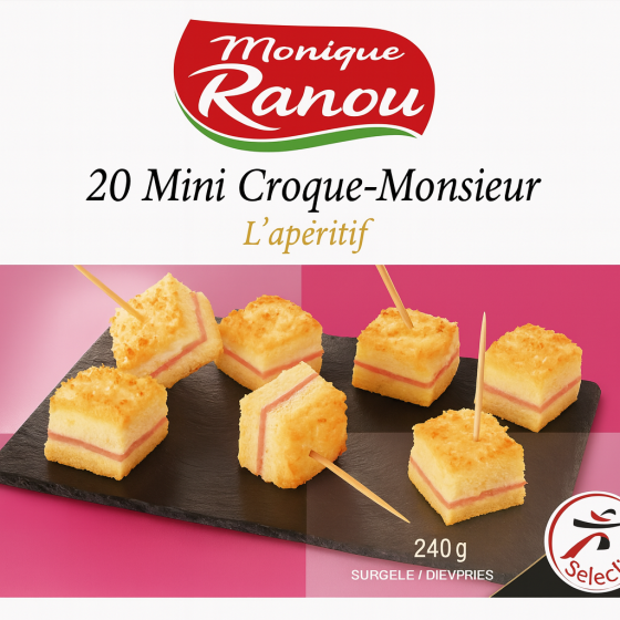 MINI CROQUE-MONSIEUR MONIQUE RANOU 240G