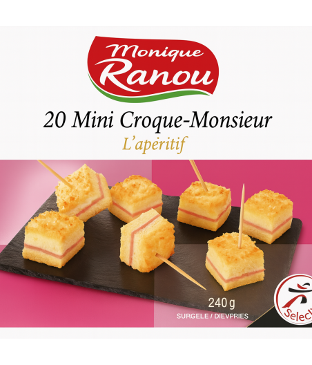 MINI CROQUE-MONSIEUR MONIQUE RANOU 240G