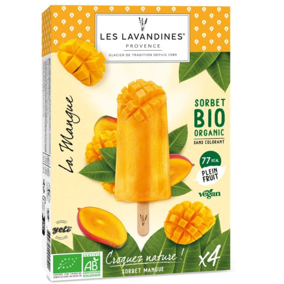 GLACE MANGUE BIO 280G
